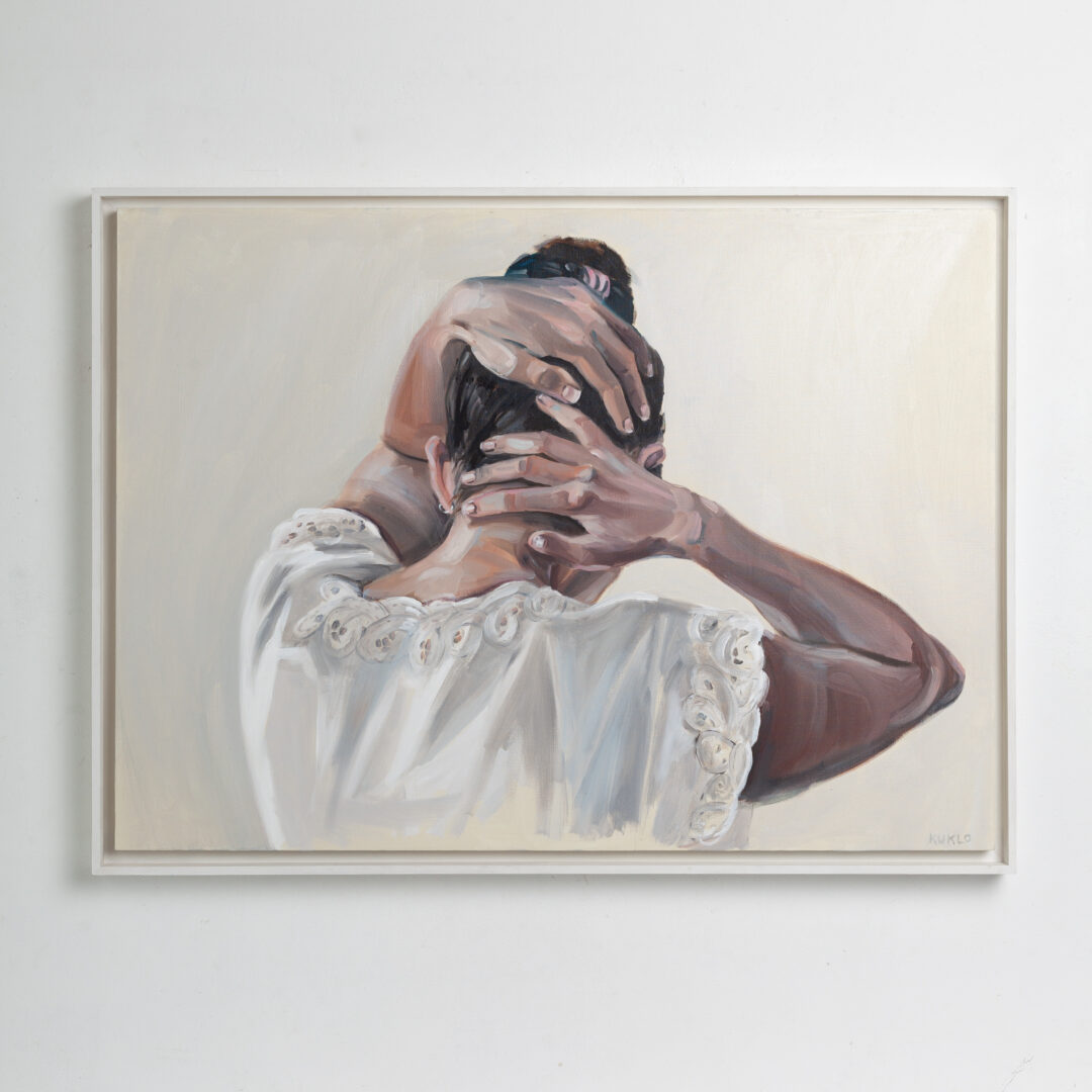 Justyna Kuklo_Thoughtfulness II_oil on canvas_100x73cm_2024_3200euro